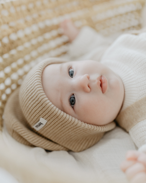 Alternative view of MERINO BEANIE CAPPU <br> 1-3 JAHRE