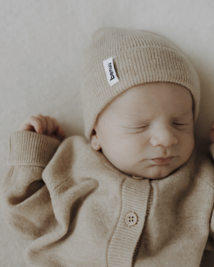 Newborn Beanie benuu – Baby Mütze Merinowolle 0–1 Jahr