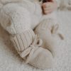 benuu® Baby Booties aus Merinowolle – Mitwachsende Babyschuhe (0–12 Monate)