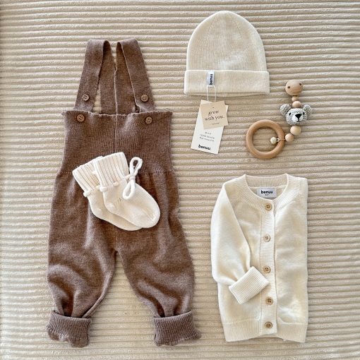 benuu® Baby Cardigan aus Merinowolle – Strickjacke für Babys (0–12 Monate) – Bild 9