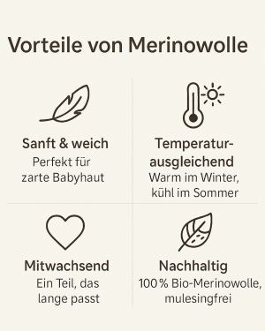 Vorteile von Merinowolle – benuu Baby Essentials aus Naturfasern