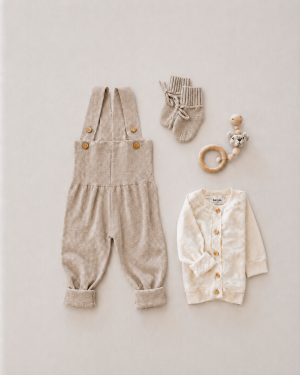 Alternative view of THE KNIT TRIO <br> 0–12 MONATE