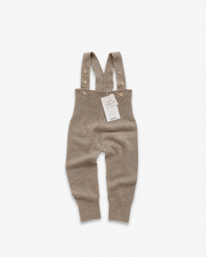 MERINO LATZHOSE COFFEE <br> 3–18 MONATE